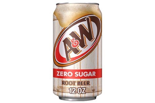 Diet A&W Root Beer, 12 fl oz – 12 Cans pack